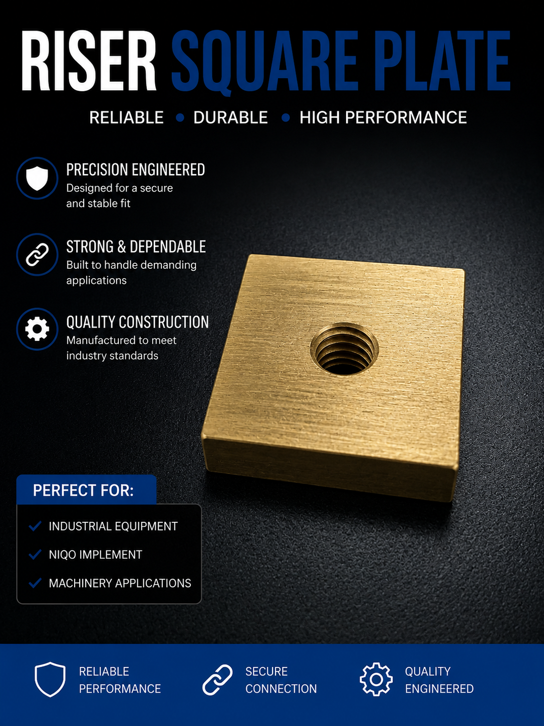Riser Square plates
