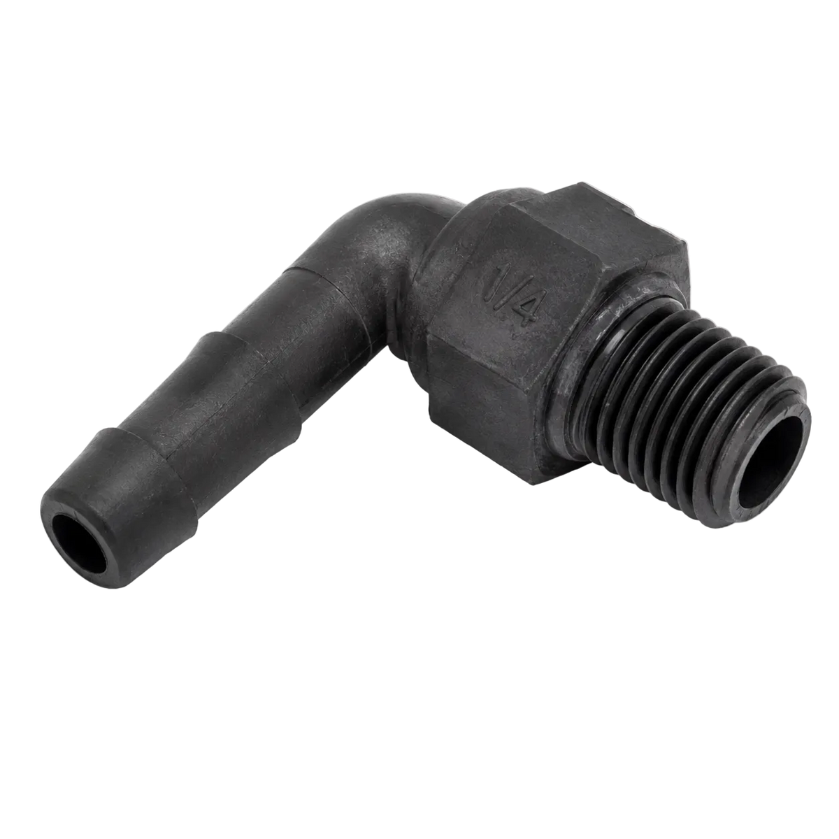 1/4' Male Thread x 3/8" 90DEG Hose Barb